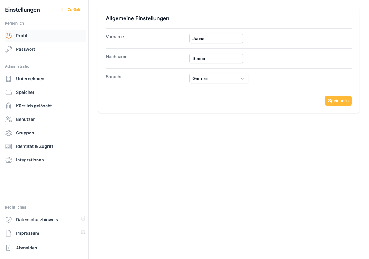 Einstellungen in BauGPT Pro